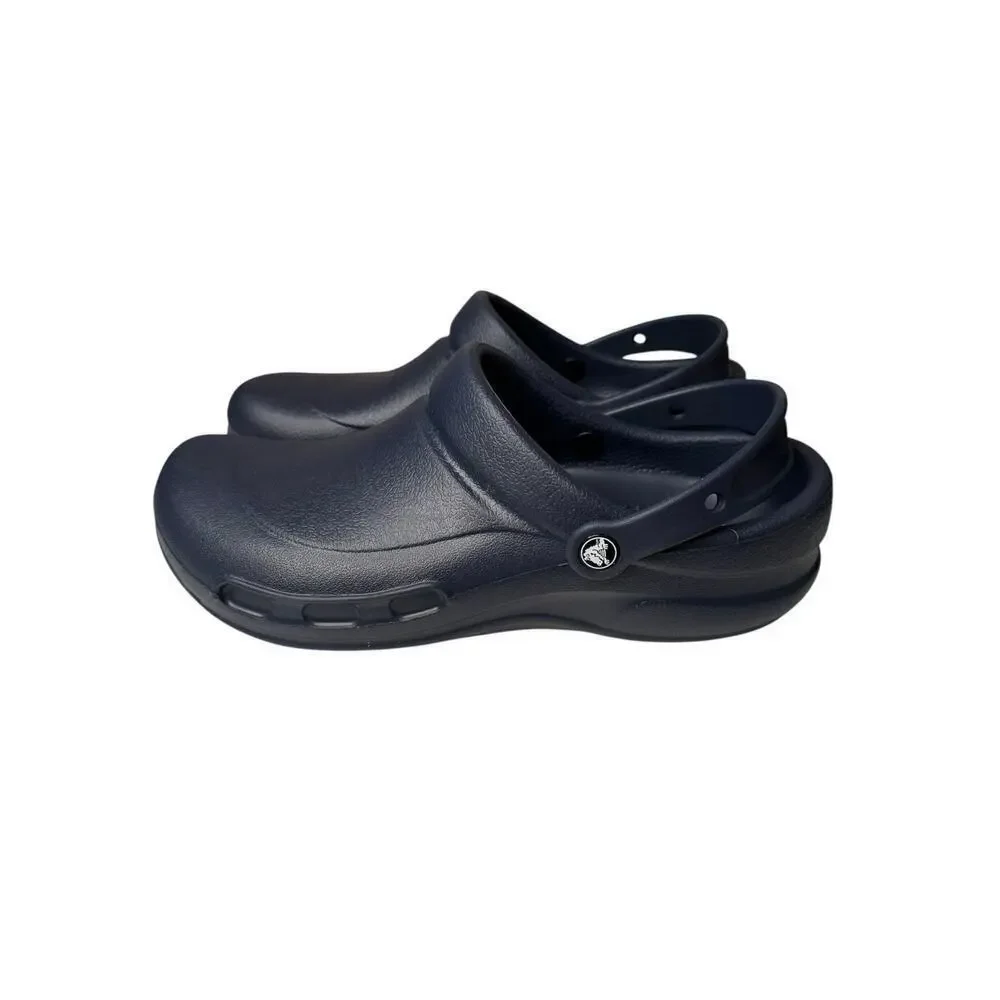 Crocs NEW Bistro Work Clogs Navy Blue Men’s 11 Restaurant Healthcare Hospitality